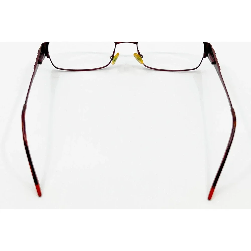 Tres Jolie Eyeglass Frames Womens Burgundy 152 655 Metal Rectangle 53-17-135